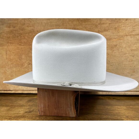 1970s Resistol Beaver 125 Rancher M.L. Leddy & Sons 7 1/4 Cowboy Western VGC - Picture 2 of 10